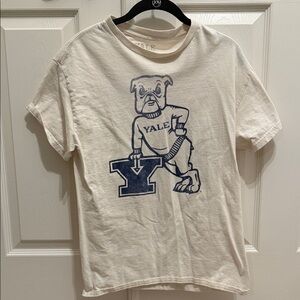 Yale Cream Short Sleeve Tee
